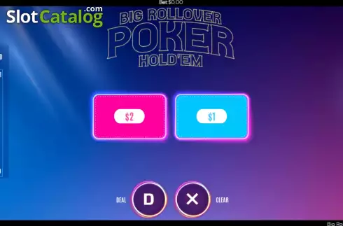 Οθόνη5. Big Rollover Poker Hold'em Κουλοχέρης
