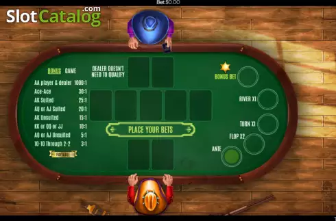 Οθόνη2. Bonus Poker (Flipluck) Κουλοχέρης