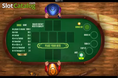 Οθόνη3. Bonus Poker (Flipluck) Κουλοχέρης
