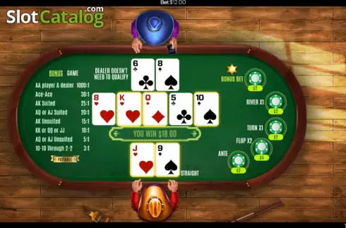 Οθόνη9. Bonus Poker (Flipluck) Κουλοχέρης