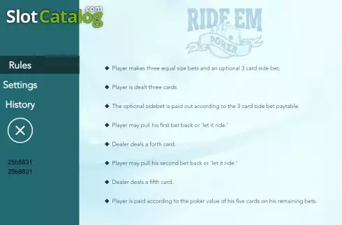 Οθόνη8. Let it Ride (Flipluck) Κουλοχέρης