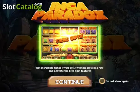 Οθόνη2. Inca Paradox Κουλοχέρης
