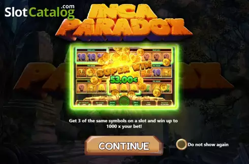 Οθόνη3. Inca Paradox Κουλοχέρης