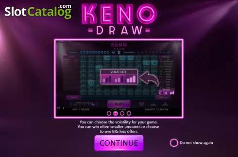 Οθόνη3. Keno Draw (Flipluck) Κουλοχέρης