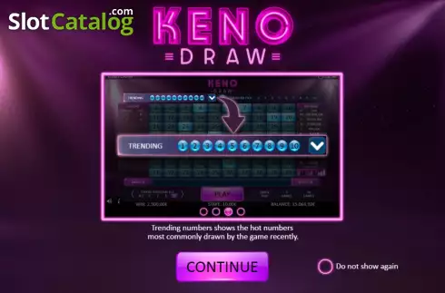 Οθόνη4. Keno Draw (Flipluck) Κουλοχέρης
