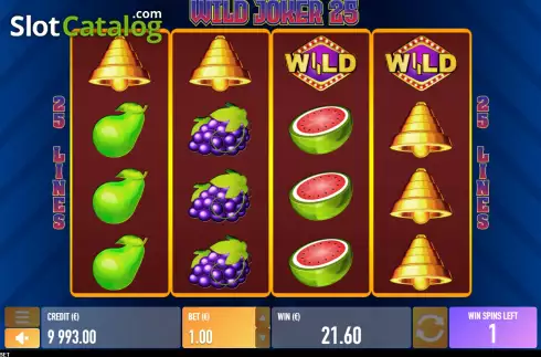 Οθόνη8. Wild Joker 25 Κουλοχέρης