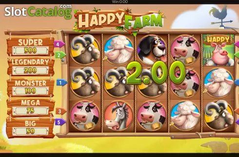 Οθόνη3. Happy Farm (Flipluck) Κουλοχέρης