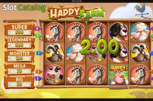 Οθόνη4. Happy Farm (Flipluck) Κουλοχέρης