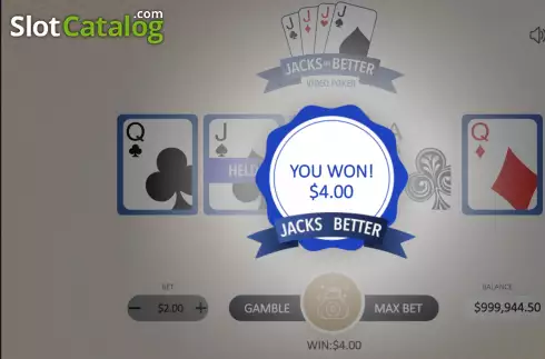 Οθόνη4. Jacks Or Better (Flipluck) Κουλοχέρης 