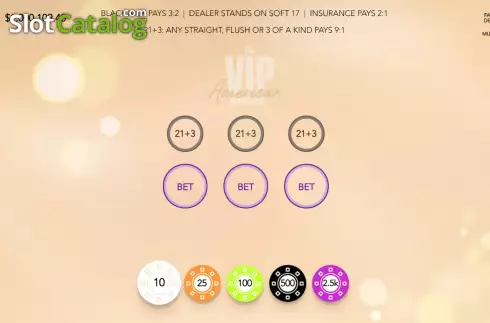 Οθόνη2. VIP American Blackjack (Flipluck) Κουλοχέρης