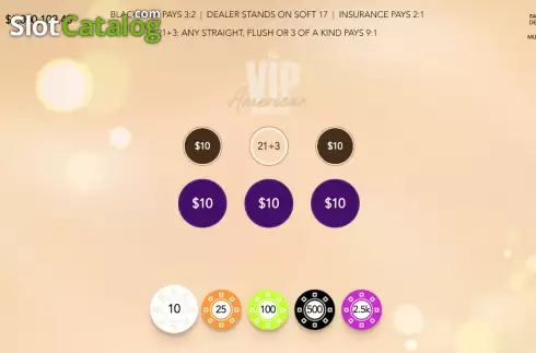 Οθόνη3. VIP American Blackjack (Flipluck) Κουλοχέρης