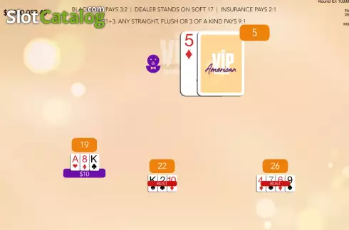 Οθόνη5. VIP American Blackjack (Flipluck) Κουλοχέρης