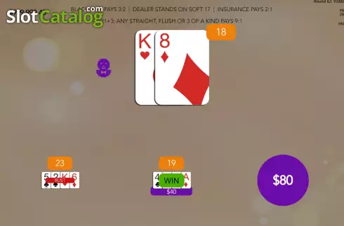 Οθόνη7. VIP American Blackjack (Flipluck) Κουλοχέρης