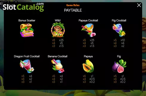 Οθόνη8. Jungle Rainbow Bonanza Κουλοχέρης