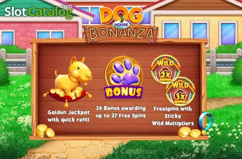 Οθόνη2. Dog House Bonanza Κουλοχέρης