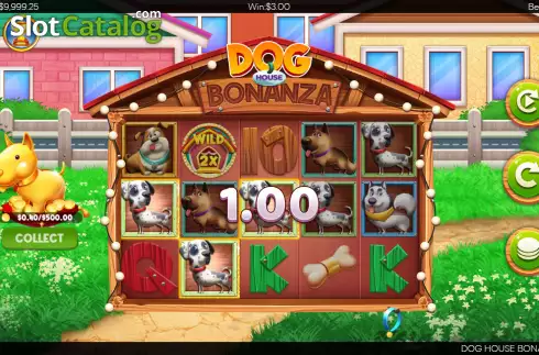 Οθόνη5. Dog House Bonanza Κουλοχέρης