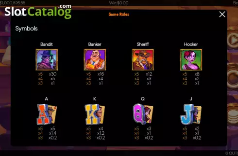 Οθόνη9. 8 Outlaws Κουλοχέρης