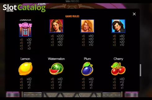 Οθόνη8. Lucky Ladies (Flipluck) Κουλοχέρης 