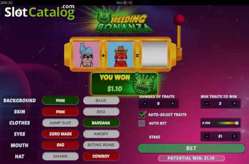 Οθόνη3. Breeding Bonanza Κουλοχέρης