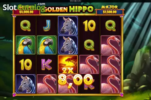 Οθόνη5. Golden Hippo Κουλοχέρης