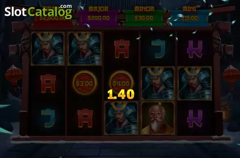 Οθόνη3. Shogun's Cursed Treasure Κουλοχέρης