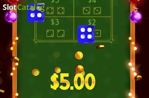 Οθόνη3. Christmas Dice (Flipluck) Κουλοχέρης