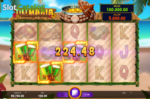 Οθόνη4. Tiki Mania Κουλοχέρης