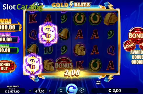 Οθόνη3. Gold Blitz (Fortune Factory Studios) Κουλοχέρης