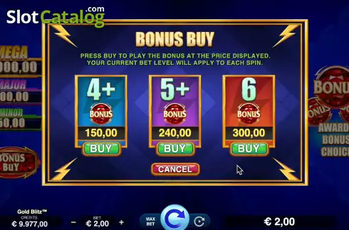 Οθόνη4. Gold Blitz (Fortune Factory Studios) Κουλοχέρης