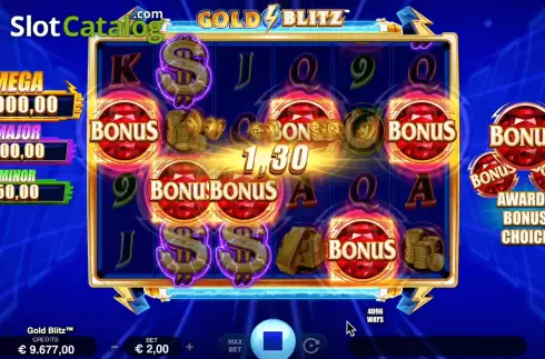 Οθόνη5. Gold Blitz (Fortune Factory Studios) Κουλοχέρης