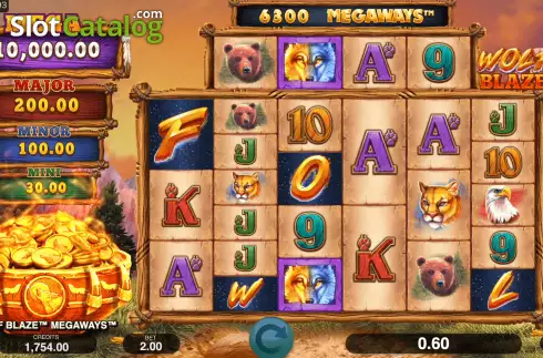 Οθόνη4. Wolf Blaze Megaways Κουλοχέρης 