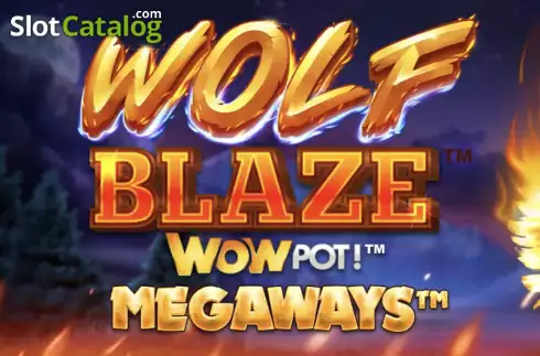Wolf Blaze WOWPOT! Megaways Λογότυπο Wolf Blaze WOWPOT! Megaways Λογότυπο