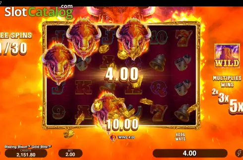 Οθόνη8. Blazing Bison Gold Blitz Κουλοχέρης