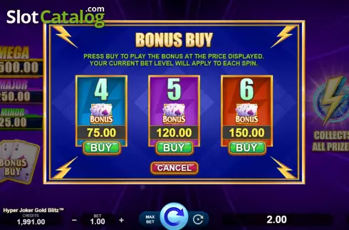 Οθόνη5. Hyper Joker Gold Blitz Κουλοχέρης