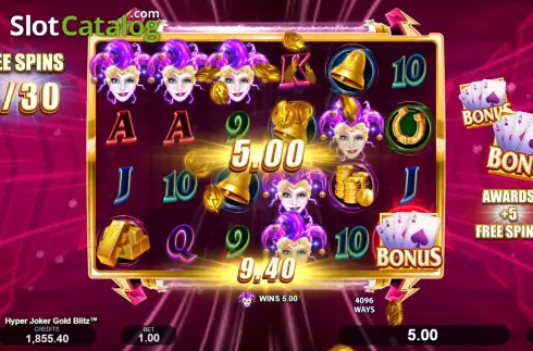 Οθόνη9. Hyper Joker Gold Blitz Κουλοχέρης