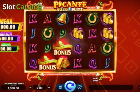 Οθόνη2. Picante Gold Blitz Κουλοχέρης