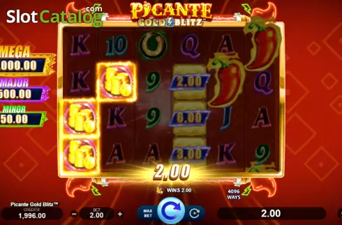 Οθόνη3. Picante Gold Blitz Κουλοχέρης
