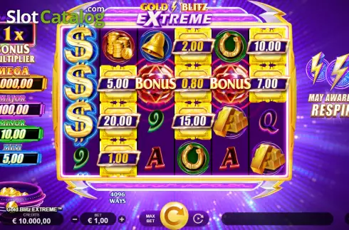 Οθόνη2. Gold Blitz Extreme Κουλοχέρης
