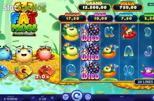 Οθόνη3. 333 Fat Frogs Power Combo Κουλοχέρης