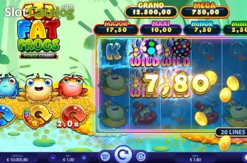 Οθόνη4. 333 Fat Frogs Power Combo Κουλοχέρης