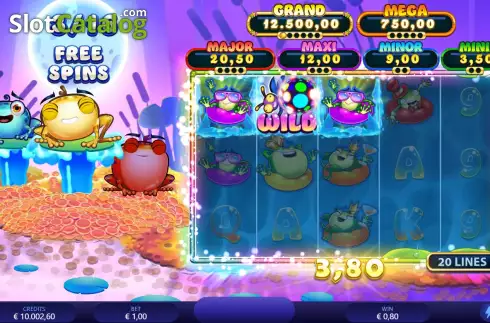 Οθόνη9. 333 Fat Frogs Power Combo Κουλοχέρης