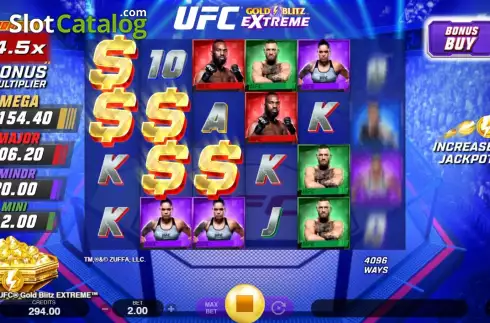 Οθόνη2. UFC Gold Blitz Extreme Κουλοχέρης