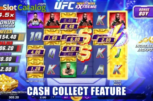 Οθόνη3. UFC Gold Blitz Extreme Κουλοχέρης