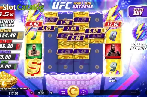 Οθόνη5. UFC Gold Blitz Extreme Κουλοχέρης