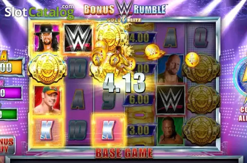 Οθόνη3. WWE Bonus Rumble: Gold Blitz Κουλοχέρης