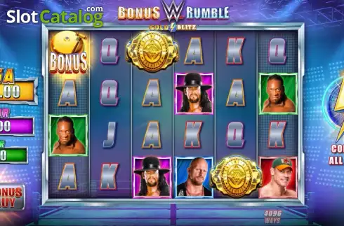Οθόνη2. WWE Bonus Rumble: Gold Blitz Κουλοχέρης