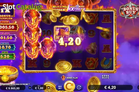 Οθόνη5. Blazing Bison: Gold Blitz Extreme Κουλοχέρης