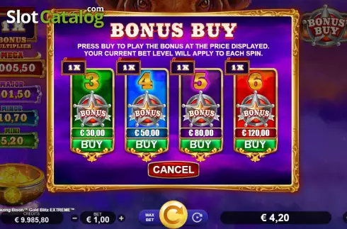 Οθόνη6. Blazing Bison: Gold Blitz Extreme Κουλοχέρης