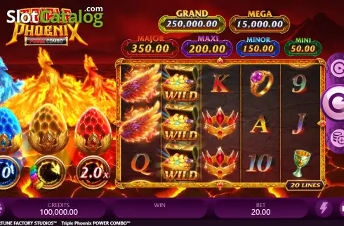 Οθόνη2. Triple Phoenix Power Combo Κουλοχέρης