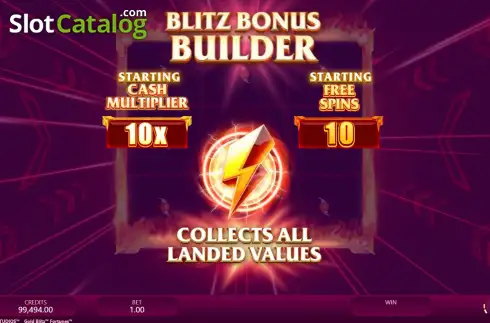 Οθόνη8. Gold Blitz Fortunes Κουλοχέρης